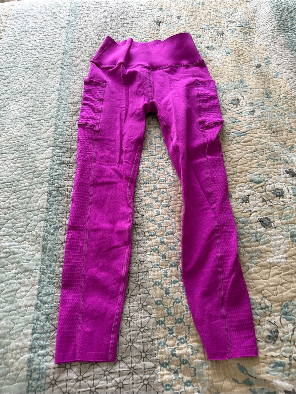 Fabletics Bright Fuchsia High-Waist Seamless Leggings